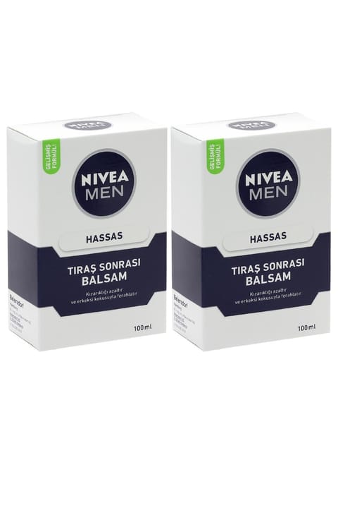 NIVEA Men بالم بعد از اصلاح حساس پوست 2×100 میلی‌لیتر