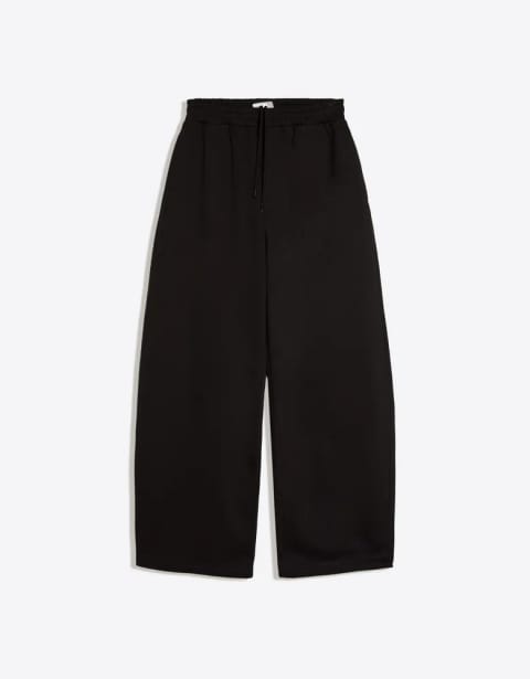 Napped balloon trousers