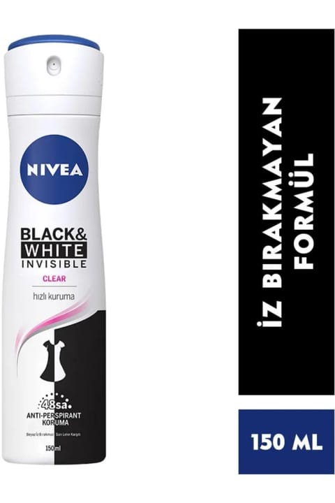 NIVEA Invisible Black & White زنانه ۱۵۰ میل