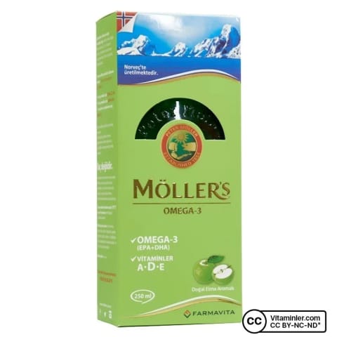 مولر امگا ۳ روغن کبد ماهی ۲۵۰ میلیلیتر