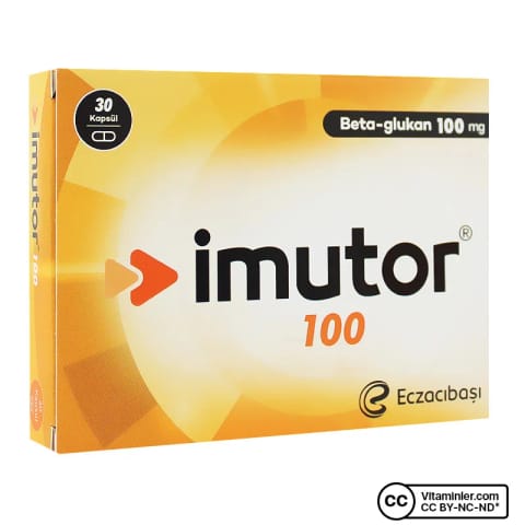 ایمجیباشی Imutor بتا گلوکان ۱۰۰ میلیگرم ۳۰ کپسول