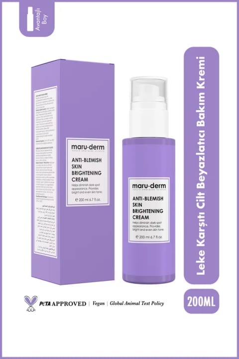 Maru.Derm کرم مراقبت از پوست ضد لک و روشن‌کننده صورت 200 میلی‌لیتر