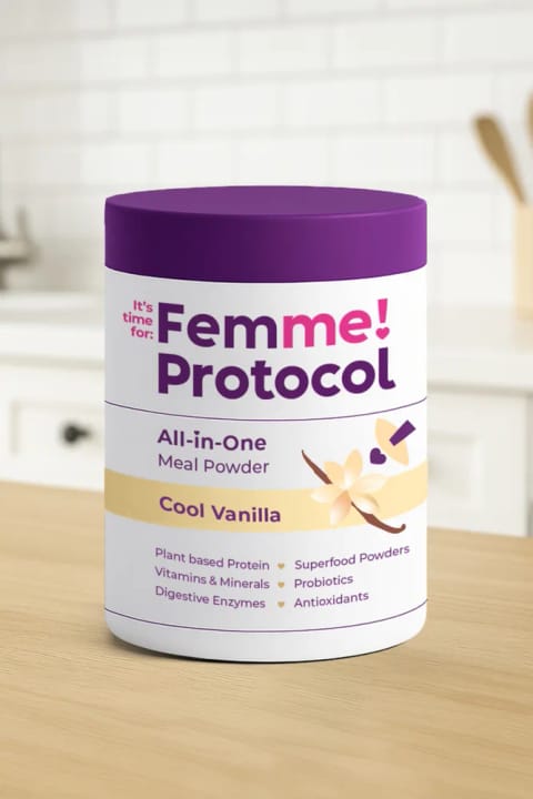 Femme Protocol All in One پودر وعده غذایی وانیل سرد ۶۰۰ گرم – ۱۰ سرو