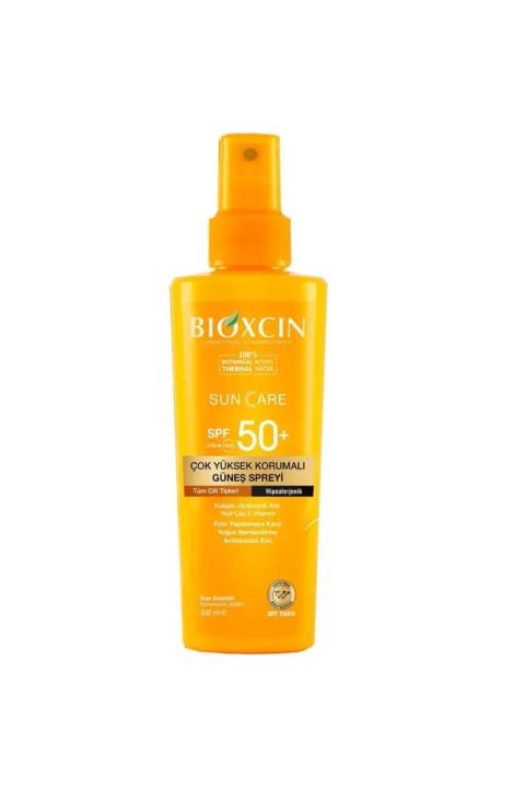 Bioxcin Sun Care محافظت بسیار بالا برای تمام انواع پوست اسپری ضدآفتاب SPF 50+ 20...