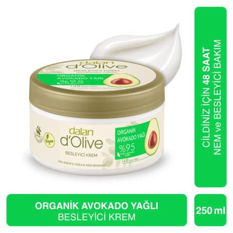 Dalan D'Olive کرم مغذی آووکادو ارگانیک ۲۵۰ میلیلیتر