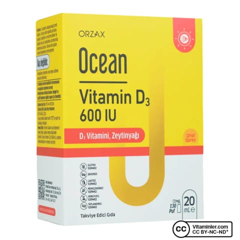 Ocean Vitamin D3 600 IU 20 میلیلیتر