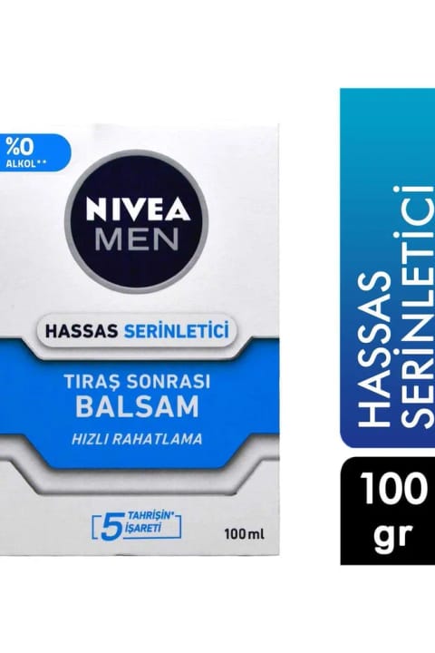 NIVEA بالم پس از اصلاح مردانه 100 میلی‌لیتری حساس خنک‌کننده