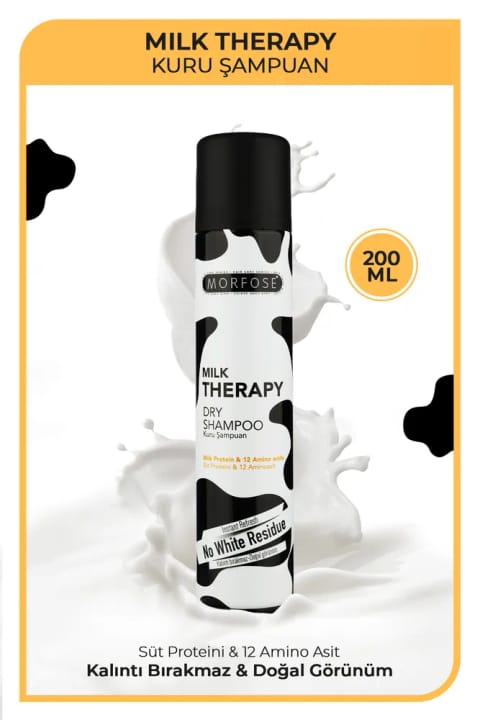 Morfose کرم شامپوی خشک Milk Therapy 200 میلیلیتر - خوشبو و موهای حجیم