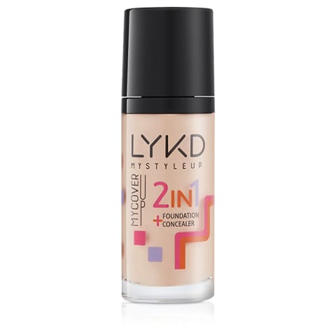 LYKD کرم پودر ۲ در ۱ سایه ۱۳۶ Warm Sand