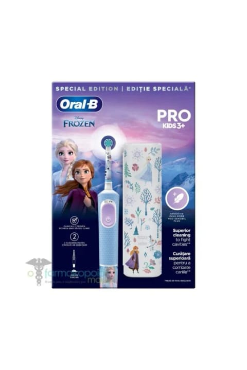 Oral-B Vitality Pro Frozen - مسواک برقی - کیف مسافرتی