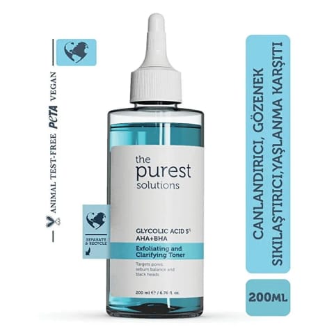 تونر سفتکننده منافذ و یکنواختکننده رنگ پوست The Purest Solutions