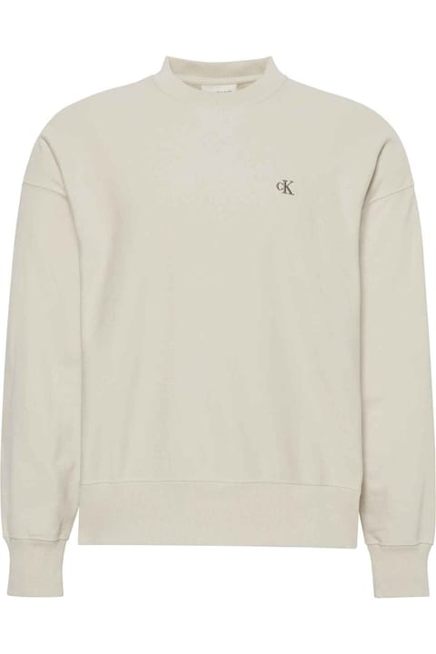 سویشرت مردانه Calvin Klein یقه دوچرخهای با لوگو، پنبه آلی، مصرف روزمره