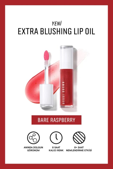 BOBBI BROWN روغن لب رنگی مرطوبکننده Extra Blushing - Bare Rasp...