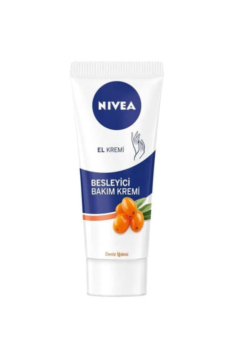 NIVEA کرم دست مراقبت‌کننده مغذی با عصاره خولان دریایی ۷۵ میلی‌لیتر