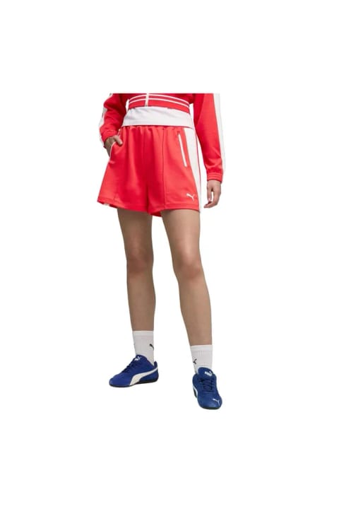 شورت و کاپری زنانه Puma مدل T7 Shorts کد 634620-11 قرمز