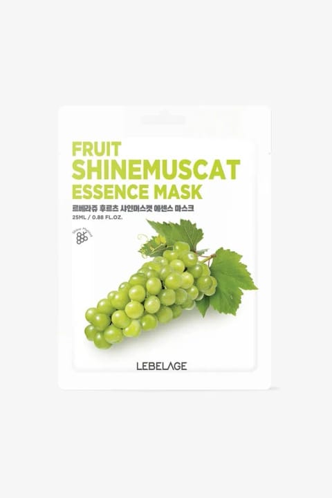 LEBELAGE ماسک ورقه‌ای انگور موسکات Lebelage Fruit Shine Muscat Mask