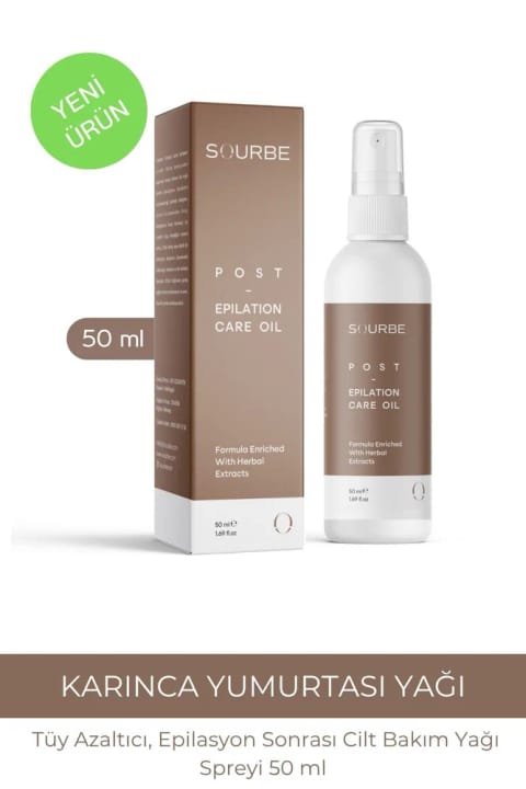SOURBE مورچه تخم روغن اسپری 50 میلی‌لیتر | روغن مراقبتی برای موهای ناخواسته