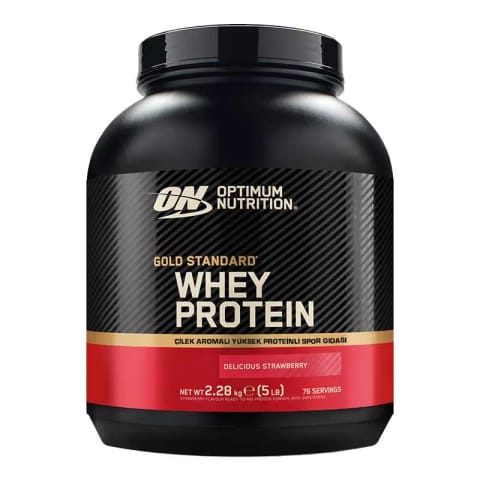 پروتئین وی Optimum Nutrition Gold Standard 2263 گرم - توت‌فرنگی