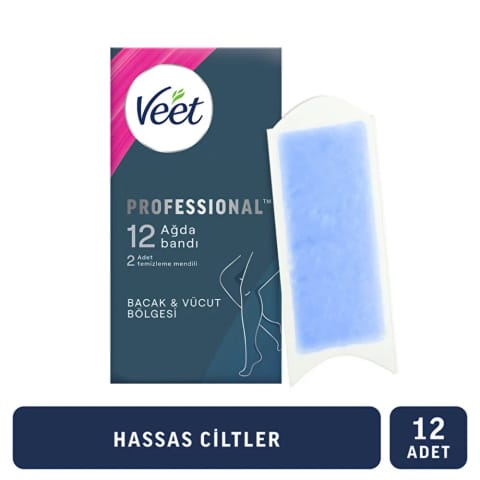ویت نوار اپیلاسیون حرفهای ویژه پوست حساس ۱۲ عددی