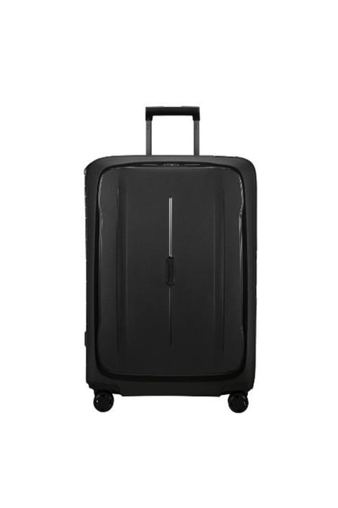 چمدان بزرگ Samsonite مدل Essens-Spinner چهار چرخ سایز ۷۵ سانتیمتر رنگ خاکستری تیره
