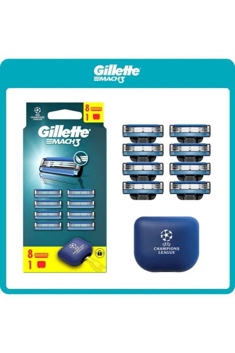 Gillette Mach3 تیغ یدکی اقتصادی 8 عددی
