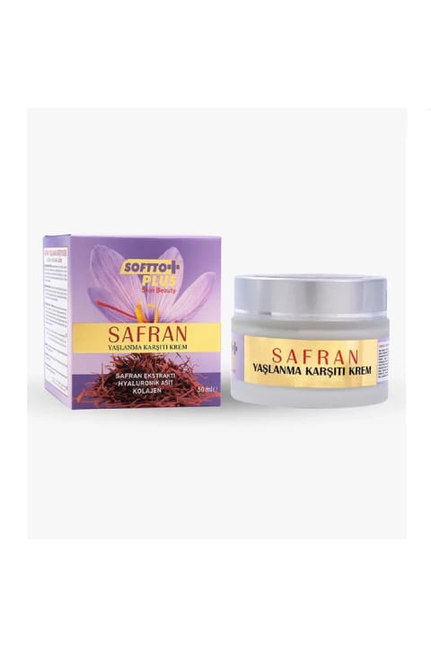 Softto Plus کرم ضد پیری زعفران 50 میل