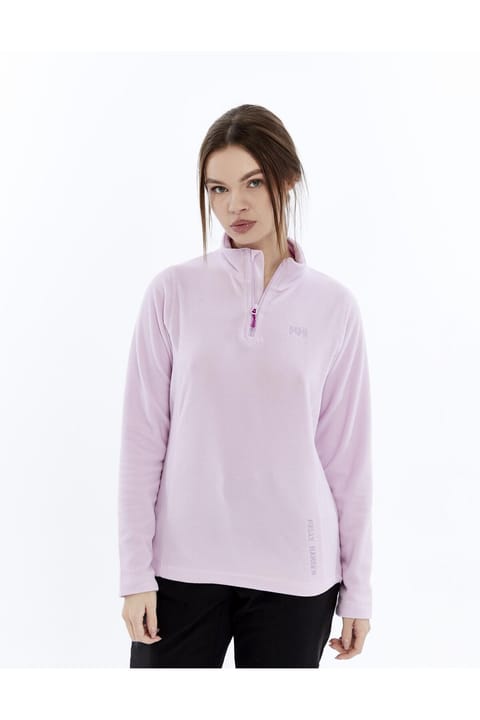 سویشرت نیمهزیپ یقهای زنانه Helly Hansen Light صورتی