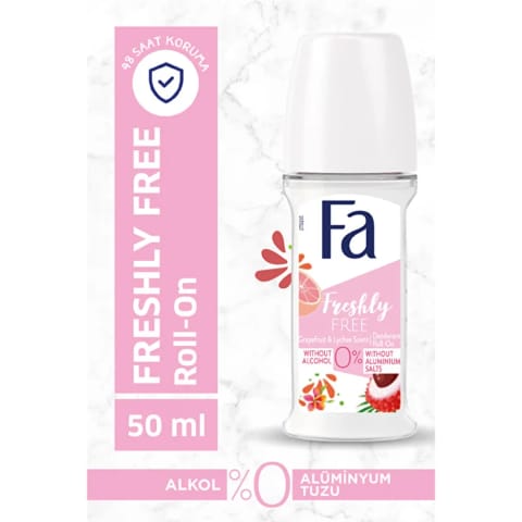 Fa Grapefruit & Lychee رول‌آن دئودورانت زنانه ۵۰ میلی‌لیتر