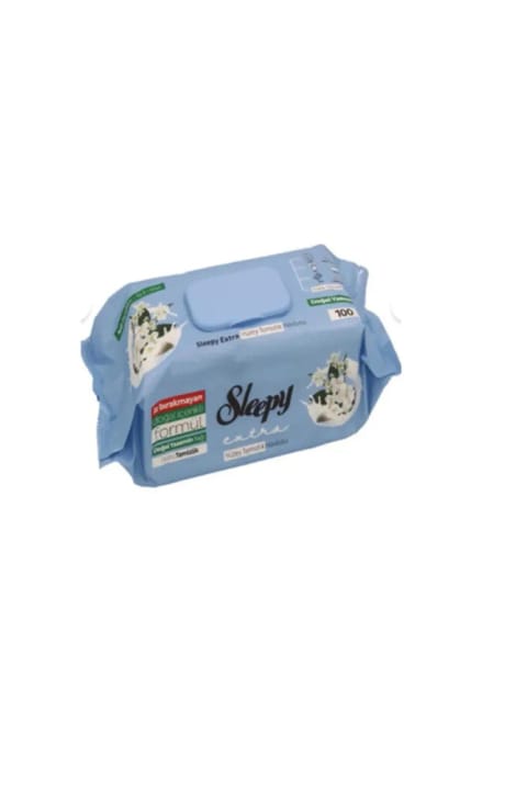 Sleepy Extra دستمال تمیزکننده سطوح با روغن طبیعی یاسمن 100 برگ