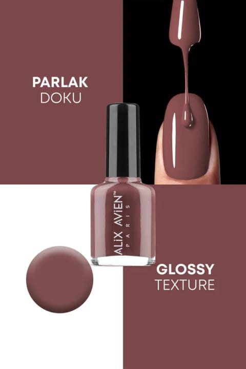 Alix Avien Nail Lacquer 100 - رنگدانه بالا، ماندگاری طولانی، خشک شدن سریع