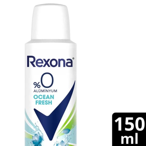 Rexona اسپری ضد تعریق زنانه Ocean Fresh بدون آلومینیوم ۱۵۰ میلیلیتر