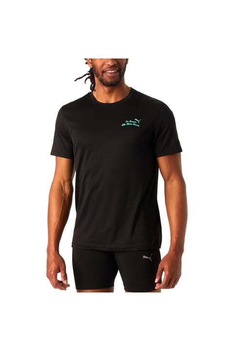تیشرت دویدن مردانه Puma Graphics مشکی 52656401