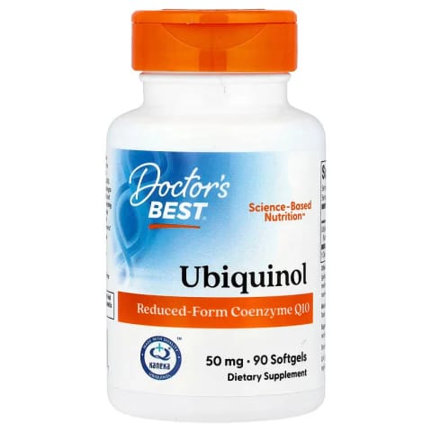 Doctor's Best Ubiquinol with Kaneka Q+® Coenzyme Q10 50 mg 90 Softgels