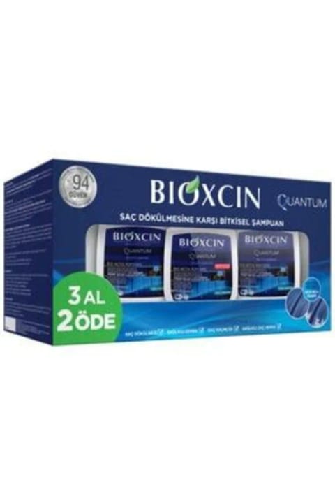 Bioxcin Quantum Bio-activ شامپو ۳×۳۰۰ میلیلیتر