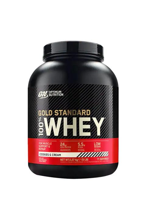 ON Optimum Nutrition گلد استاندارد whey پروتئین پودر 2273 گرم کلوچه