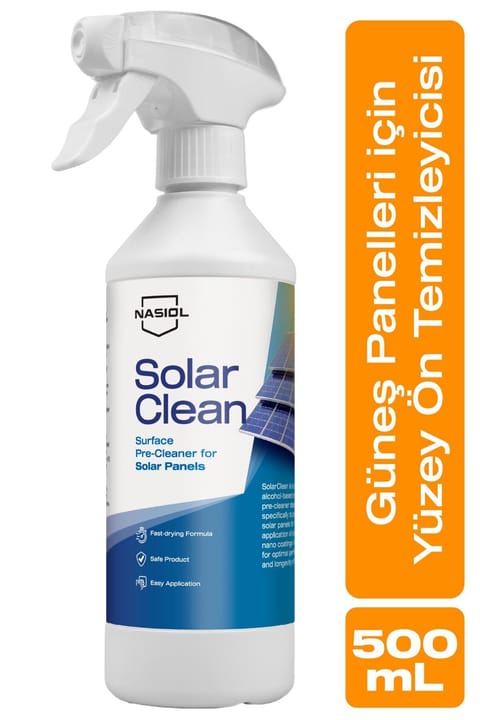 Nasiol SolarClean پیشتمیزکننده سطح پنلهای خورشیدی - ۵۰۰ میلیلیتر