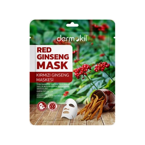 Dermokil ماسک جینسینگ قرمز (مناسب پوست مختلط) 20 گرم