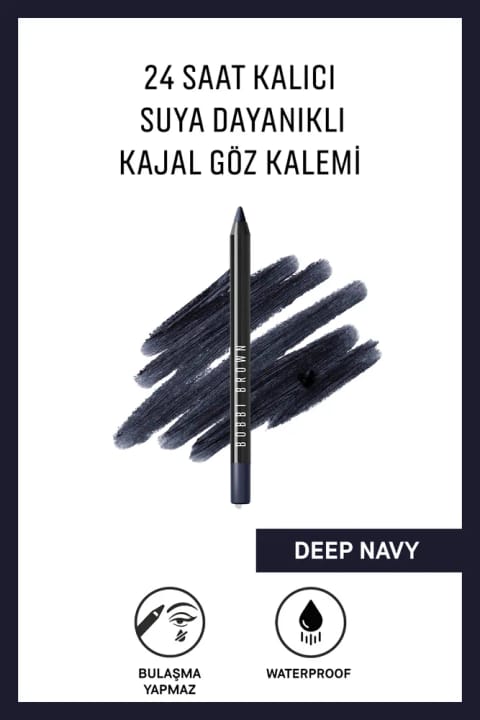 BOBBI BROWN Kajal Eye Liner ضدآب ماندگاری ۲۴ ساعته - Deep Navy