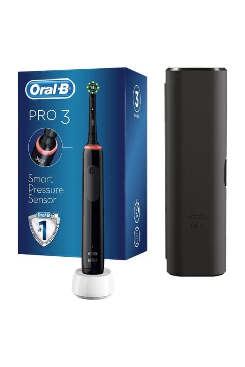 مسواک برقی Oral-B Pro 3500 مشکی + سری اضافه
