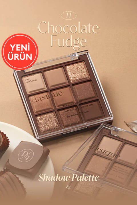 پالت سایه چشم dasique با گزینه‌های مات و براق — 11 Chocolate Fudge