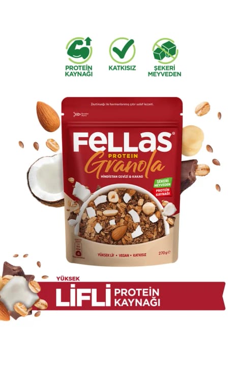 Fellas Protein Granola - نارگیل و کاکائو (270 g)