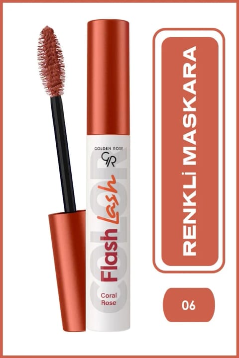 ریمل Golden Rose Flash Lash Mercan شماره 06 - 9 ml