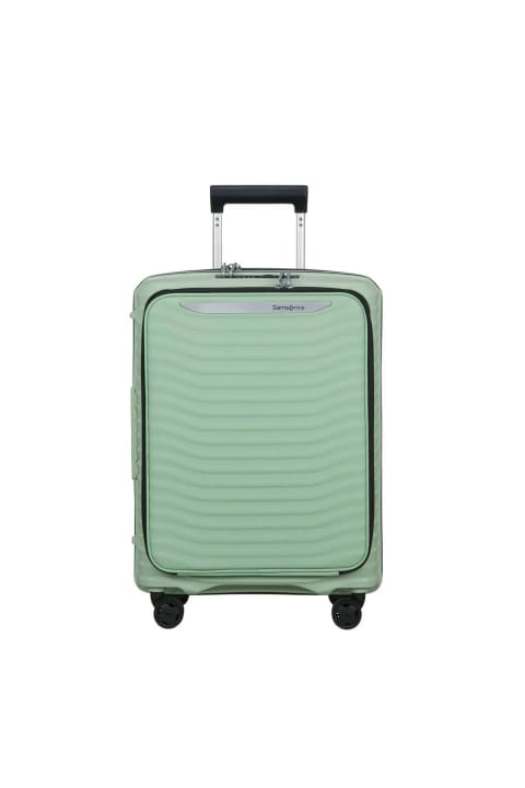 چمدان کابین Samsonite Upscape سبز روشن آکاردئونی - 55/20 (با ورودی USB)