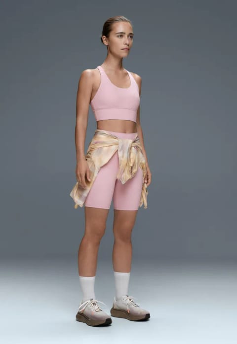 ست تاپ و شلوار بایکر Pink Comfortlux