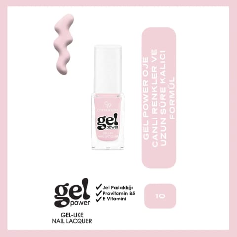 Golden Rose Power Gel Like ناخن شماره 10
