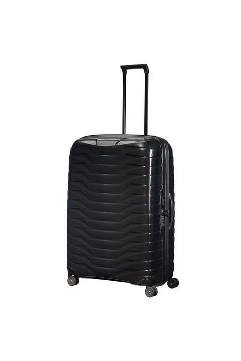 چرخ‌دار Samsonite Proxis مشکی - چمدان اسپینر ۴ چرخ سایز فوق بزرگ ۸۱ سانتی‌متر
