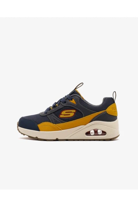 SKECHERS UNO کتانی پسرانه بزرگسال لاکی‌پوش/زرد مدل 403659L NVYL