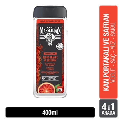 Le Petit Marseillais ژل دوش پرتقال و زعفران ۴۰۰ میلیلیتری
