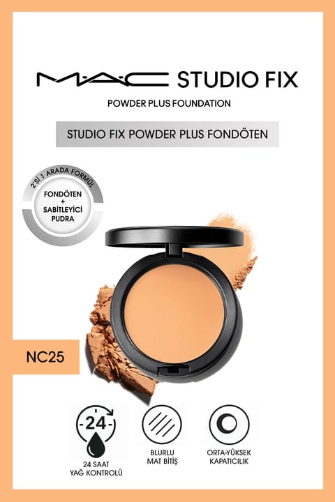فونداسیون پودری M.A.C Studio Fix Powder Plus - NC25