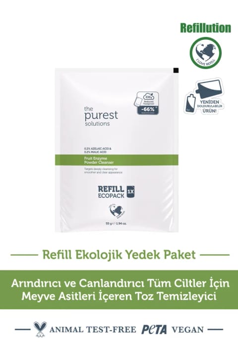 The Purest Solutions ریفیل اکولوژیک پکیج جایگزین - اسید آزلائیک و اسید مالیک